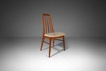 Load image into Gallery viewer, Set of Six (6) "Eva" Dining Chairs w/ Sculpted Backs in Teak by Niels Koefoed for Koefoeds Hornslet, Denmark, c. 1960s-ABT Modern
