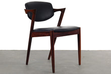 Load image into Gallery viewer, Set of Six ( 6 ) Kai Kristiansan Model 42 Dining Chairs in Rosewood and Leather-ABT Modern
