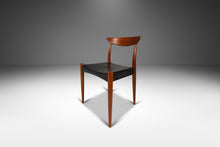 Load image into Gallery viewer, Set of Six (6) Model Mk 310 Dining Chairs by Arne Hovmand-Olsen with Original Leatherette Seats, Denmark, c. 1960's-ABT Modern