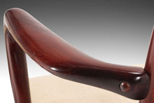 Load image into Gallery viewer, Set of Six (6) Rare Dining Chairs in Solid Mahogany by Schou Andersen Møbelfabrik, Denmark, c. 1970's-ABT Modern