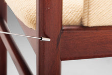 Load image into Gallery viewer, Set of Six (6) Rare Dining Chairs in Solid Mahogany by Schou Andersen Møbelfabrik, Denmark, c. 1970's-ABT Modern