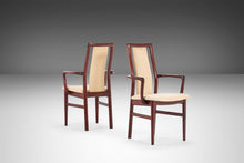 Load image into Gallery viewer, Set of Six (6) Rare Dining Chairs in Solid Mahogany by Schou Andersen Møbelfabrik, Denmark, c. 1970's-ABT Modern