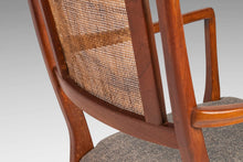 Load image into Gallery viewer, Set of Six (6) Stately Dining Chairs with Cane Back Detailing, c. 1960s-ABT Modern