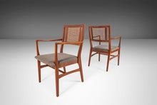Load image into Gallery viewer, Set of Six (6) Stately Dining Chairs with Cane Back Detailing, c. 1960s-ABT Modern