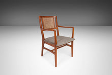 Load image into Gallery viewer, Set of Six (6) Stately Dining Chairs with Cane Back Detailing, c. 1960s-ABT Modern