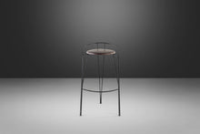 Load image into Gallery viewer, Set of Three (3) Post Modern "Silver Moon" Bar Stools w/ New Leather Seats by Pascal Mourgue, USA, c. 1980's-ABT Modern
