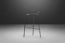 Load image into Gallery viewer, Set of Three (3) Post Modern "Silver Moon" Bar Stools w/ New Leather Seats by Pascal Mourgue, USA, c. 1980's-ABT Modern