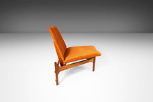 Load image into Gallery viewer, Set of Three ( 3 ) Triangular Low Profile Chairs / Bench in Walnut by Brown Saltman, USA, c. 1950's-ABT Modern