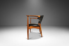 Load image into Gallery viewer, Set of Two (2) Angular Danish Mid Century Modern Armchairs in Solid Walnut, Denmark, c. 1960's-ABT Modern