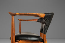 Load image into Gallery viewer, Set of Two (2) Angular Danish Mid Century Modern Armchairs in Solid Walnut, Denmark, c. 1960's-ABT Modern
