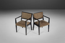Load image into Gallery viewer, Set of Two (2) Armchairs After Edward Wormley for Dunbar Chairs in Patinaed Black, USA, c. 1960s-ABT Modern