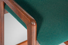 Load image into Gallery viewer, Set of Two (2) Bar Height Barstools by Tarm Stole in Solid Teak and Original Knit Fabric, 1970s-ABT Modern