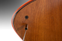 Load image into Gallery viewer, Set of Two (2) Bar Height Swiveling Bar Stools in Walnut & Original Fabric by Norman Cherner for Plycraft, USA, c. 1964-ABT Modern