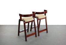 Load image into Gallery viewer, Set of Two (2) Bar Stools by Westnofa in Rosewood-ABT Modern
