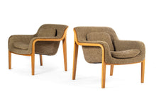 Load image into Gallery viewer, Set of Two (2 ) Bentwood Lounge Chairs by Bill Stephens for Knoll in Original Fabric-ABT Modern