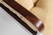 Load image into Gallery viewer, Set of Two (2) Bentwood Lounge Chairs w/ Ottoman in Rosewood & Original Fabric by Fredrik A. Kayser for Vatne Møbler, Denmark, c. 1960's-ABT Modern