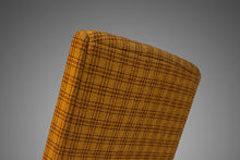 Load image into Gallery viewer, Set of Two (2) Bentwood Slipper Chairs in Original Yellow Plaid Wool Fabric by Thonet, USA, c. 1940s-ABT Modern
