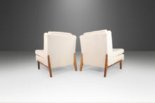 Load image into Gallery viewer, Set of Two (2) Bespoke Slipper Chairs After Edward Wormley in Newly Upholstered Boucle, USA, c. 1960's-ABT Modern