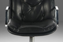 Load image into Gallery viewer, Set of Two (2) Black & Chrome High Stance Office Chairs, USA, c. 1960's-ABT Modern