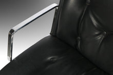 Load image into Gallery viewer, Set of Two (2) Black & Chrome High Stance Office Chairs, USA, c. 1960's-ABT Modern