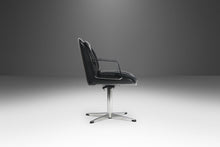 Load image into Gallery viewer, Set of Two (2) Black & Chrome High Stance Office Chairs, USA, c. 1960's-ABT Modern