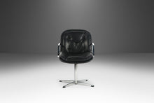 Load image into Gallery viewer, Set of Two (2) Black & Chrome High Stance Office Chairs, USA, c. 1960's-ABT Modern