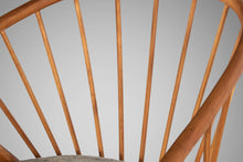 Load image into Gallery viewer, Set of Two (2) Blonde Spindle Sun Feather Armchairs by Sonna Rosen, Sweden, c. 1950's-ABT Modern