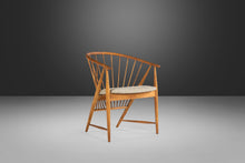 Load image into Gallery viewer, Set of Two (2) Blonde Spindle Sun Feather Armchairs by Sonna Rosen, Sweden, c. 1950's-ABT Modern