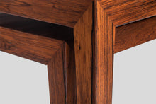Load image into Gallery viewer, Set of Two (2) Brazilian Rosewood Nesting Tables by Johannes Andersen, Denmark, c. 1960's-ABT Modern