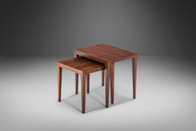 Load image into Gallery viewer, Set of Two (2) Brazilian Rosewood Nesting Tables by Johannes Andersen, Denmark, c. 1960's-ABT Modern