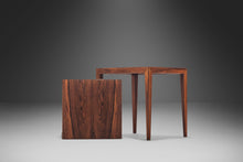 Load image into Gallery viewer, Set of Two (2) Brazilian Rosewood Nesting Tables by Johannes Andersen, Denmark, c. 1960's-ABT Modern
