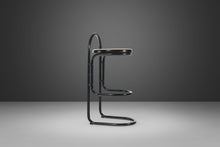 Load image into Gallery viewer, Set of Two (2) Cane and Ebonized Metal Bar Stools After Thonet, USA, 1970's-ABT Modern