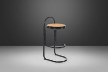 Load image into Gallery viewer, Set of Two (2) Cane and Ebonized Metal Bar Stools After Thonet, USA, 1970's-ABT Modern