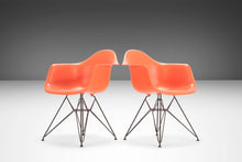 Load image into Gallery viewer, Set of Two (2) Charles and Ray Eames for Herman Miller DAR Lounge Chairs w/ Powder Coated Eiffel Bases, USA, c. 2000's-ABT Modern