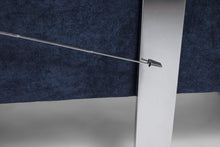 Load image into Gallery viewer, Set of Two (2) Club Chairs in Navy Blue Velvet w/ a Chrome Frame by Milo Baughman-ABT Modern