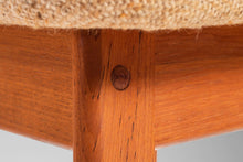 Load image into Gallery viewer, Set of Two (2) Counter Height Barstools by Vamdrup Stolefabrik in Teak w/ Original Beige Fabric, 1970s-ABT Modern