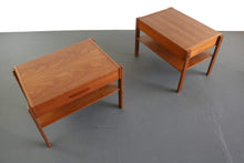Load image into Gallery viewer, Set of Two ( 2 ) Danish Mid Century Modern End / Side Tables in Teak-ABT Modern