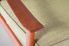Load image into Gallery viewer, Set of Two (2) Danish Mid Century Modern Lounge Chairs in Teak by Peter Hvidt for Soborg Møbler, Denmark, c. 1960's-ABT Modern