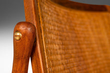 Load image into Gallery viewer, Set of Two (2) Danish Modern Lounge Chairs w/ Cane Backs by Ib Kofod Larsen for Selig, Denmark, c. 1960's-ABT Modern