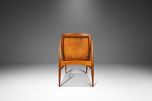 Load image into Gallery viewer, Set of Two (2) Danish Modern Lounge Chairs w/ Cane Backs by Ib Kofod Larsen for Selig, Denmark, c. 1960's-ABT Modern