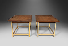 Load image into Gallery viewer, Set of Two (2) Drexel Sun Coast Brass End Tables by Kipp Stewart & Stewart McDougall, USA, c. 1960's-ABT Modern