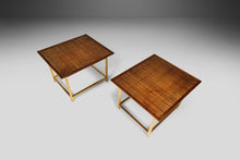 Load image into Gallery viewer, Set of Two (2) Drexel Sun Coast Brass End Tables by Kipp Stewart & Stewart McDougall, USA, c. 1960's-ABT Modern