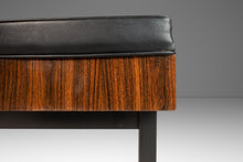 Load image into Gallery viewer, Set of Two (2) Early Mid Century Modern Modular Benches / Kissing Benches in Rosewood Laminate, USA, c. 1950s-ABT Modern