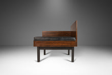 Load image into Gallery viewer, Set of Two (2) Early Mid Century Modern Modular Benches / Kissing Benches in Rosewood Laminate, USA, c. 1950s-ABT Modern