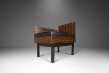 Load image into Gallery viewer, Set of Two (2) Early Mid Century Modern Modular Benches / Kissing Benches in Rosewood Laminate, USA, c. 1950s-ABT Modern