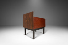 Load image into Gallery viewer, Set of Two (2) Early Mid Century Modern Modular Benches / Kissing Benches in Rosewood Laminate, USA, c. 1950s-ABT Modern