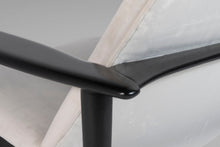 Load image into Gallery viewer, Set of Two (2) Ebonized Danish Modern Lounge Chairs Attributed to Hans Wegner - Newly Upholstered-ABT Modern