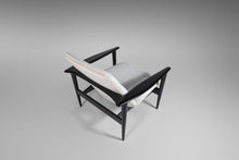 Load image into Gallery viewer, Set of Two (2) Ebonized Danish Modern Lounge Chairs Attributed to Hans Wegner - Newly Upholstered-ABT Modern