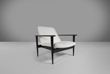 Load image into Gallery viewer, Set of Two (2) Ebonized Danish Modern Lounge Chairs Attributed to Hans Wegner - Newly Upholstered-ABT Modern