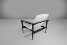 Load image into Gallery viewer, Set of Two (2) Ebonized Danish Modern Lounge Chairs Attributed to Hans Wegner - Newly Upholstered-ABT Modern